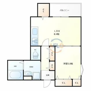 クリエオーレ照ヶ丘Ⅰ【1階】の間取り