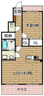 アンシャンテオーンズ【103号室】の間取り