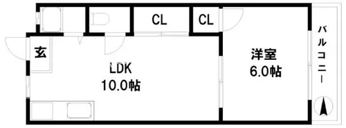 タカイレジデンス【4階】の間取り