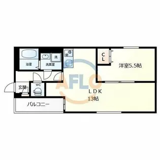 Bellevue南巽【3階】の間取り