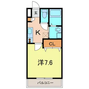 TIERRA新安城【4階】の間取り