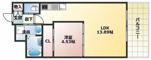 プレジオ永和ASIAN【15階】の間取り