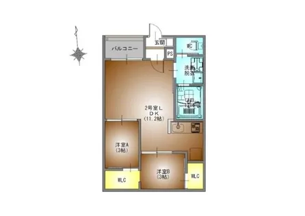 REGALEST高道【3階】の間取り