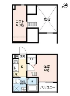 GRACE枇杷島【1階】の間取り