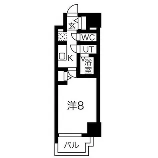 メイクス高岳【6階】の間取り