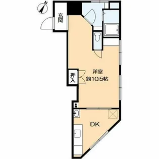 稗原マンション【4階】の間取り