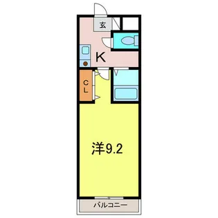 A・City三河安城東町【3階】の間取り