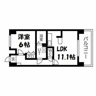 プリマベーラ龍ノ口【5階】の間取り
