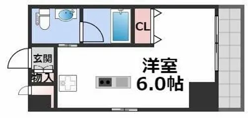 アーデンタワー南堀江【11階】の間取り