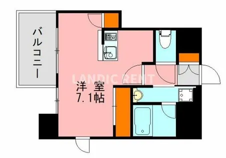 LANDIC N110【8階】の間取り