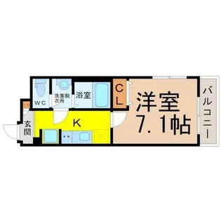 リブリ・志賀本通【4階】の間取り
