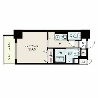 S-RESIDENCE浅間町【6階】の間取り