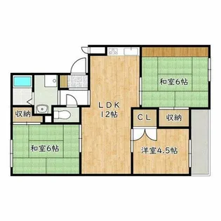 グランドゥール鳳【3階】の間取り