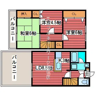 西岡沼田ビル【205号室】の間取り