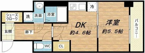 スワンズシティ大阪城南【2階】の間取り