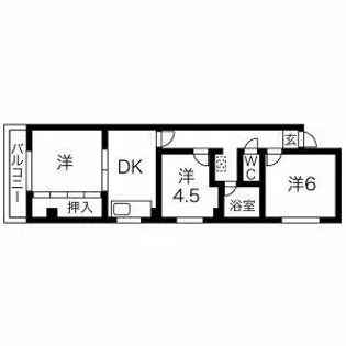 ハイムリップルpartⅤ【2階】の間取り