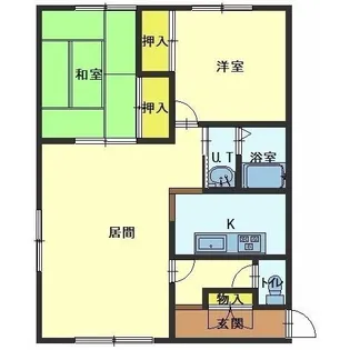 高貴ハイツ【202号室】の間取り