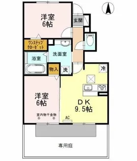 ナッシュビル【1階】の間取り