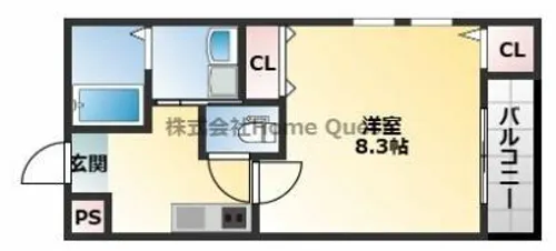 フジパレス小阪Ⅰ番館【201号室】の間取り