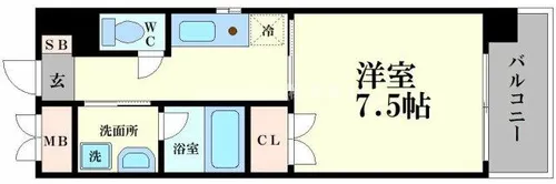 ロイヤルグレース【5階】の間取り