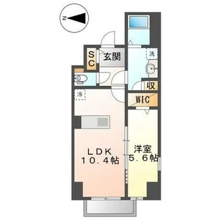 Rio Grande名駅【8階】の間取り