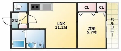 スリール照ケ丘【1階】の間取り