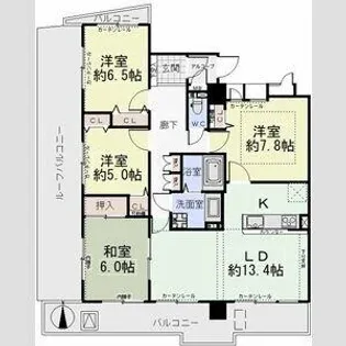 アメニティ新栄【15階】の間取り