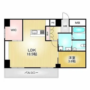 シンエーハイツ千種【5階】の間取り