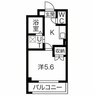 エンゼル栄【4階】の間取り