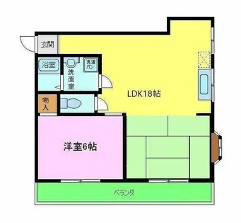 グランスカイマンション【3階】の間取り