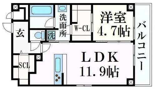 さくら三左衛門堀【2階】の間取り