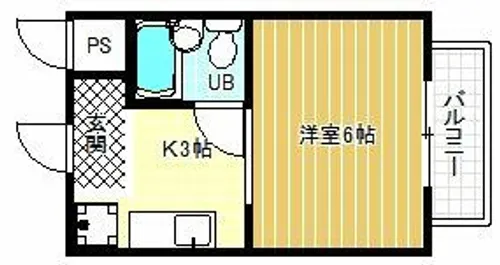 ホープ大晃【1階】の間取り