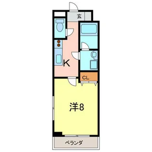 ステューディオフラットなおき【3階】の間取り