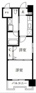 アイ・セレブ薬院【2階】の間取り