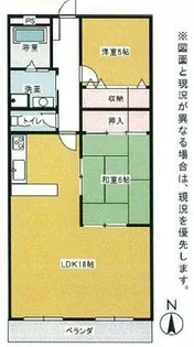 パークシティーたかし A【3階】の間取り