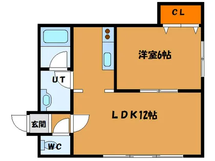 ペル・センプレ【2A号室】の間取り