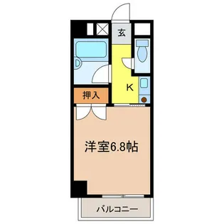 メゾン楠【307号室】の間取り