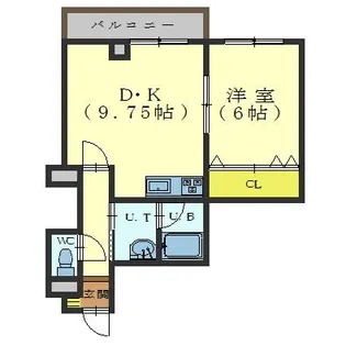 アーバンパレス【405号室】の間取り