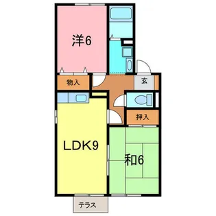 ファミール二池【1階】の間取り