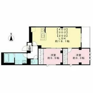 RAPPORT【3階】の間取り