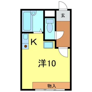 コーポイーストK棟【303号室】の間取り