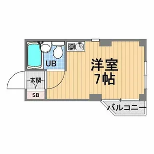 イングヴィラ甲子園口【3階】の間取り