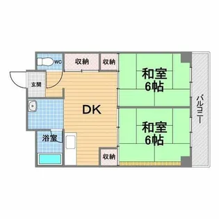 加島第3マンション【3階】の間取り