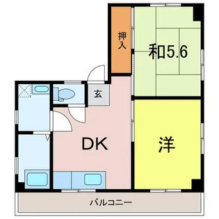 モンブラン東刈谷【2階】の間取り