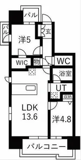 ダイアパレス セントラル ザ・フォート【11階】の間取り