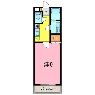 アンプルールリーブルSEAGULL【1階】の間取り