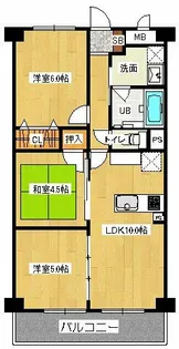 エグゼ神宮前【3階】の間取り