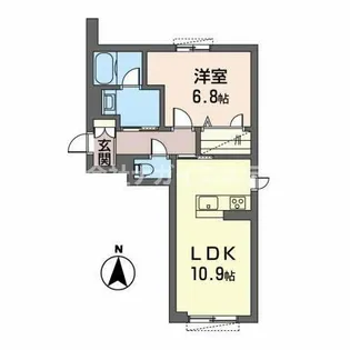 加東市木梨(エスポワール木梨)【1階】の間取り
