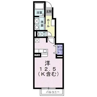 アプローズ【1階】の間取り