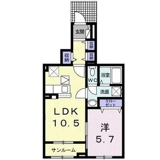 プロムナード【1階】の間取り